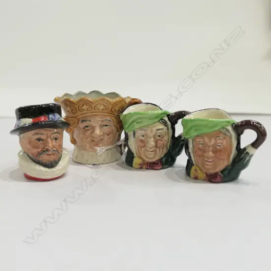 4 R/D TINIES INCL. BEEFEATER + OLD KING COLE