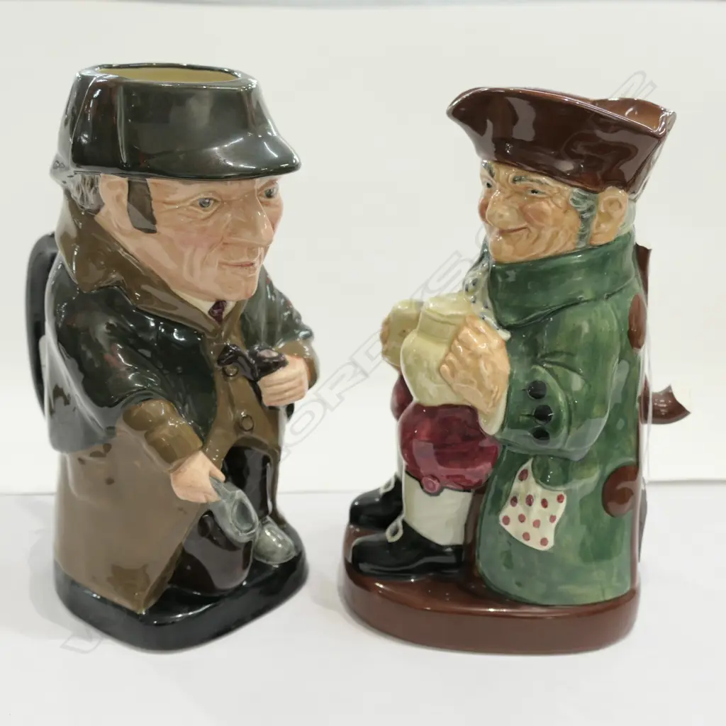 R/D SHERLOCK HOLMES TOBY JUG D6661 + OLD CHARLIE (A/F) Image 1++
