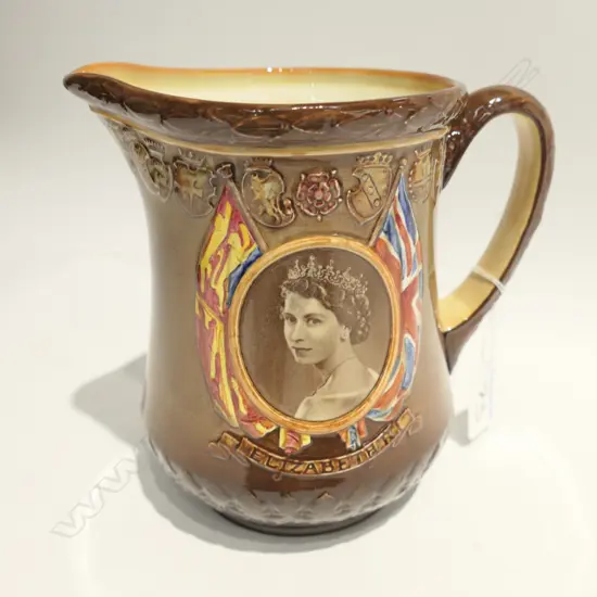 R/DOULTON QUEEN ELIZABETH JUG H160 MM