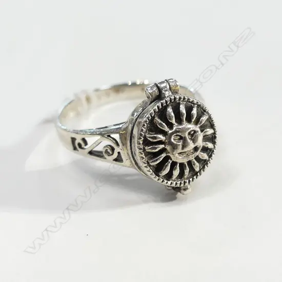 STERLING SILVER 'POISON' RING