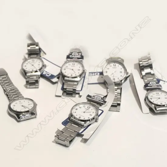 6 ASST NEW OLD STOCK GENTS CASIO WATCHES