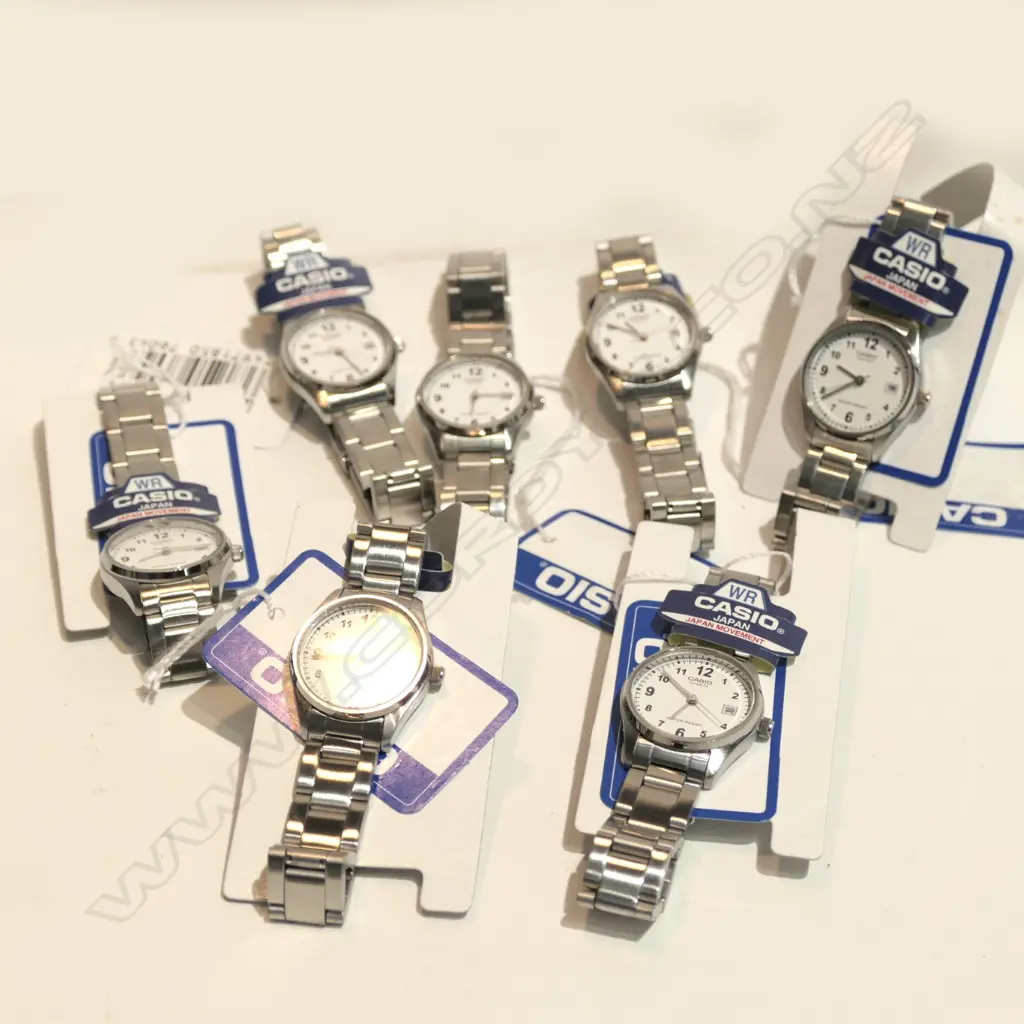 7 ASST NEW OLD STOCK LADIES CASIO WATCHES Image 1++
