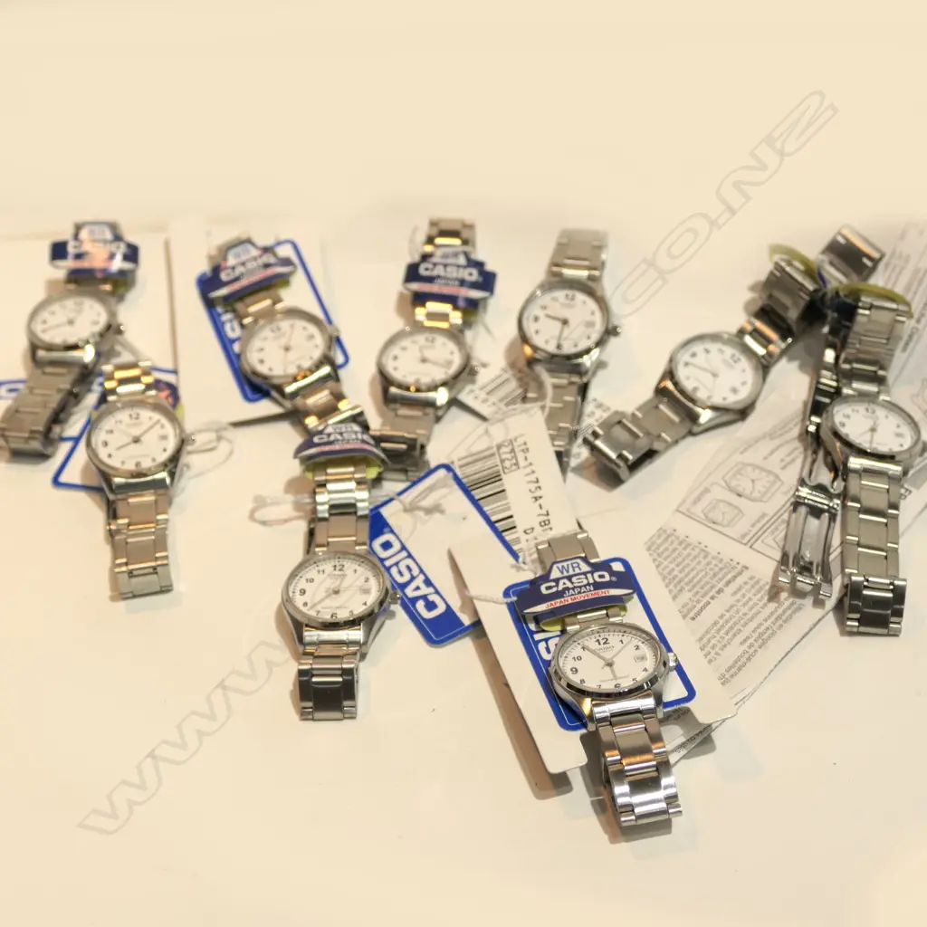 8 ASST NEW OLD STOCK LADIES CASIO WATCHES Image 1++