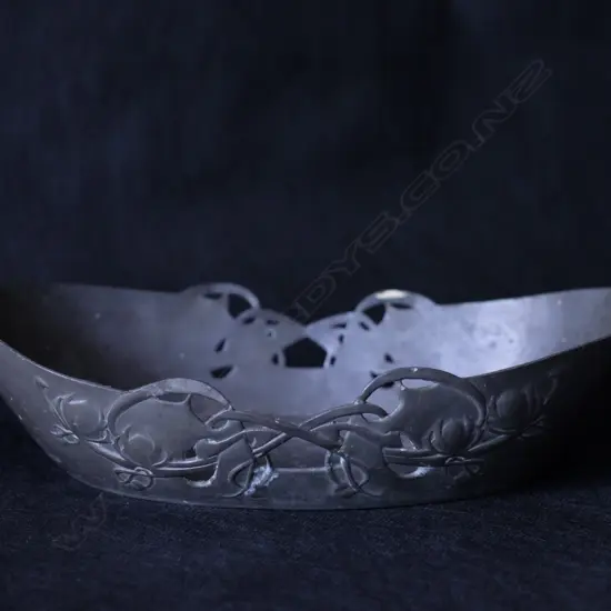 An Archibald Knox design English Pewter dish