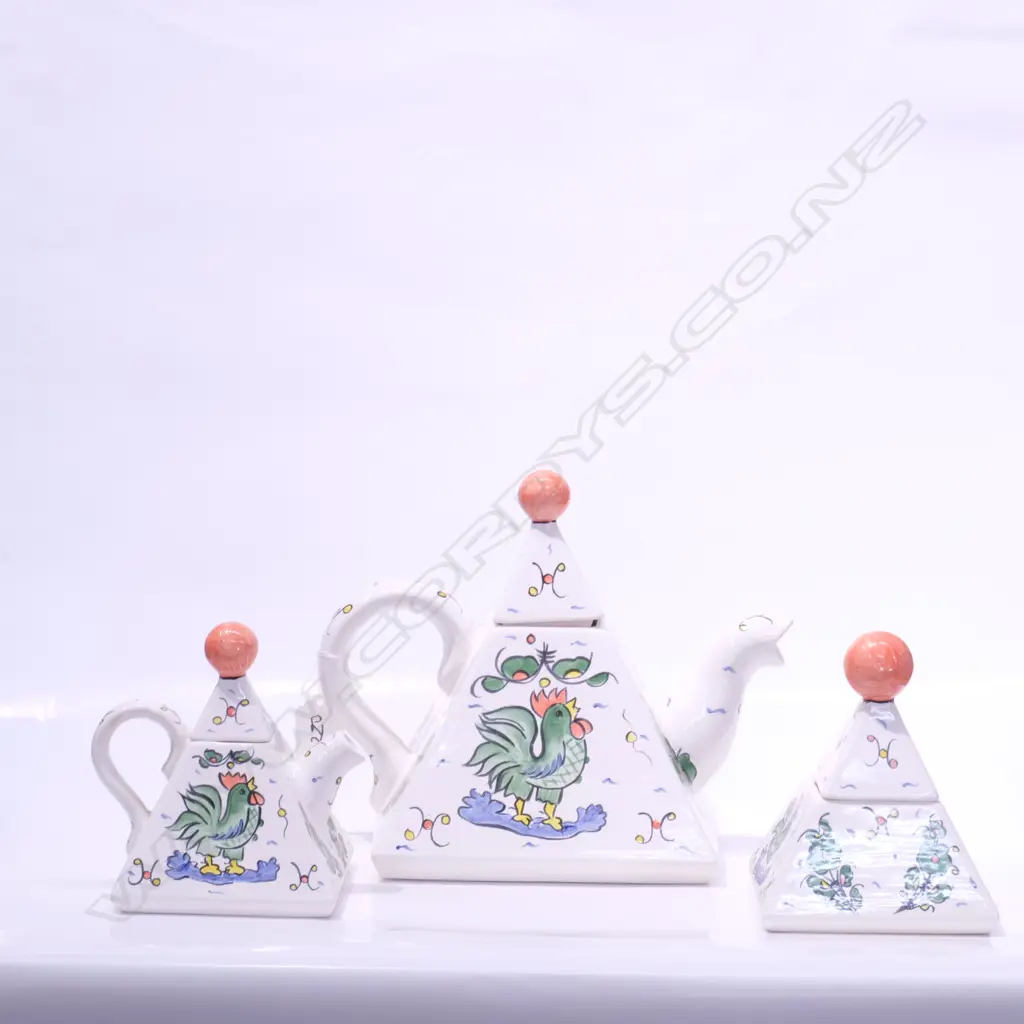 3 PYRAMID FORM TEASET PCS Image 1++