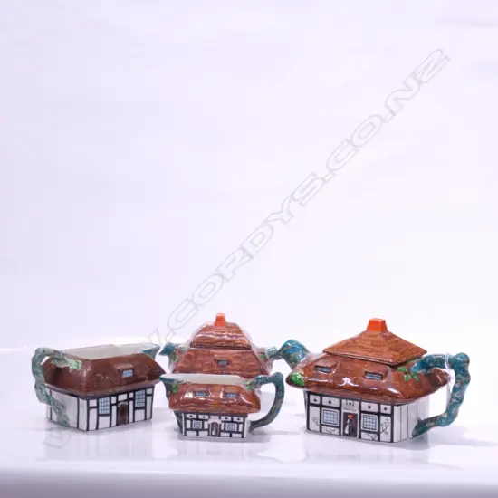 JOHN MADDOCK + SONS RUSTIC TEASET 4 PCS