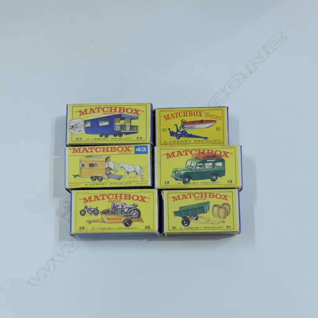 6 ASST BOXED MATCHBOX CARS Image 1++