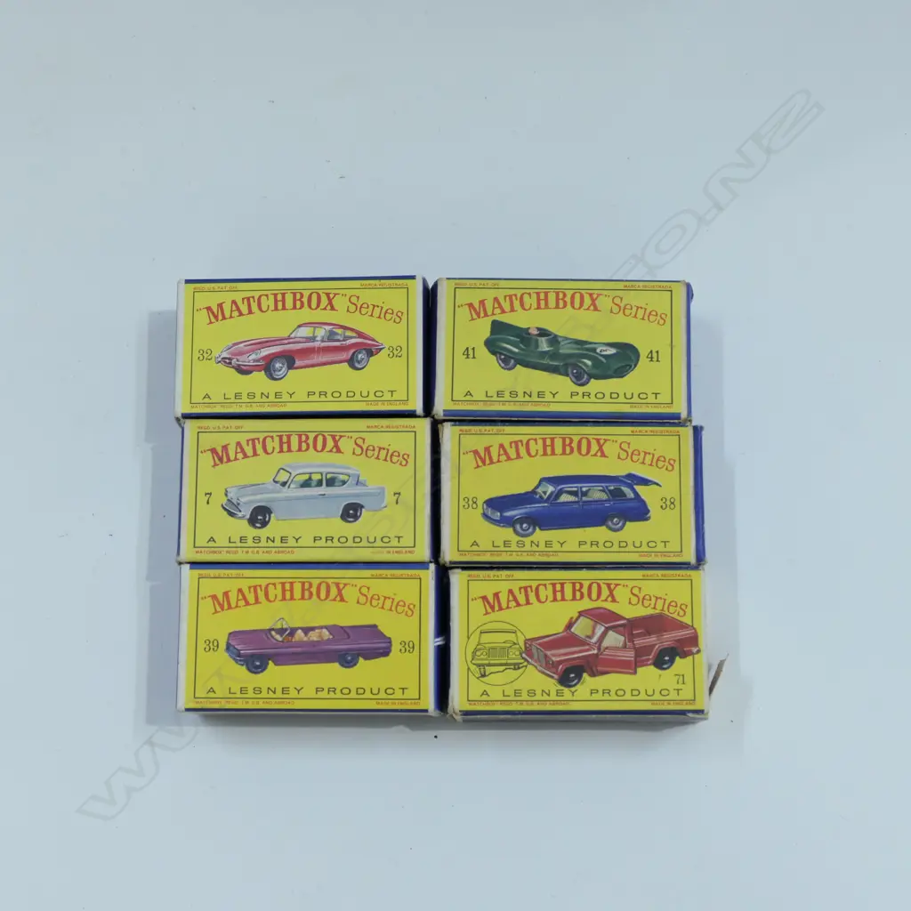 6 ASST BOXED MATCHBOX CARS Image 1++