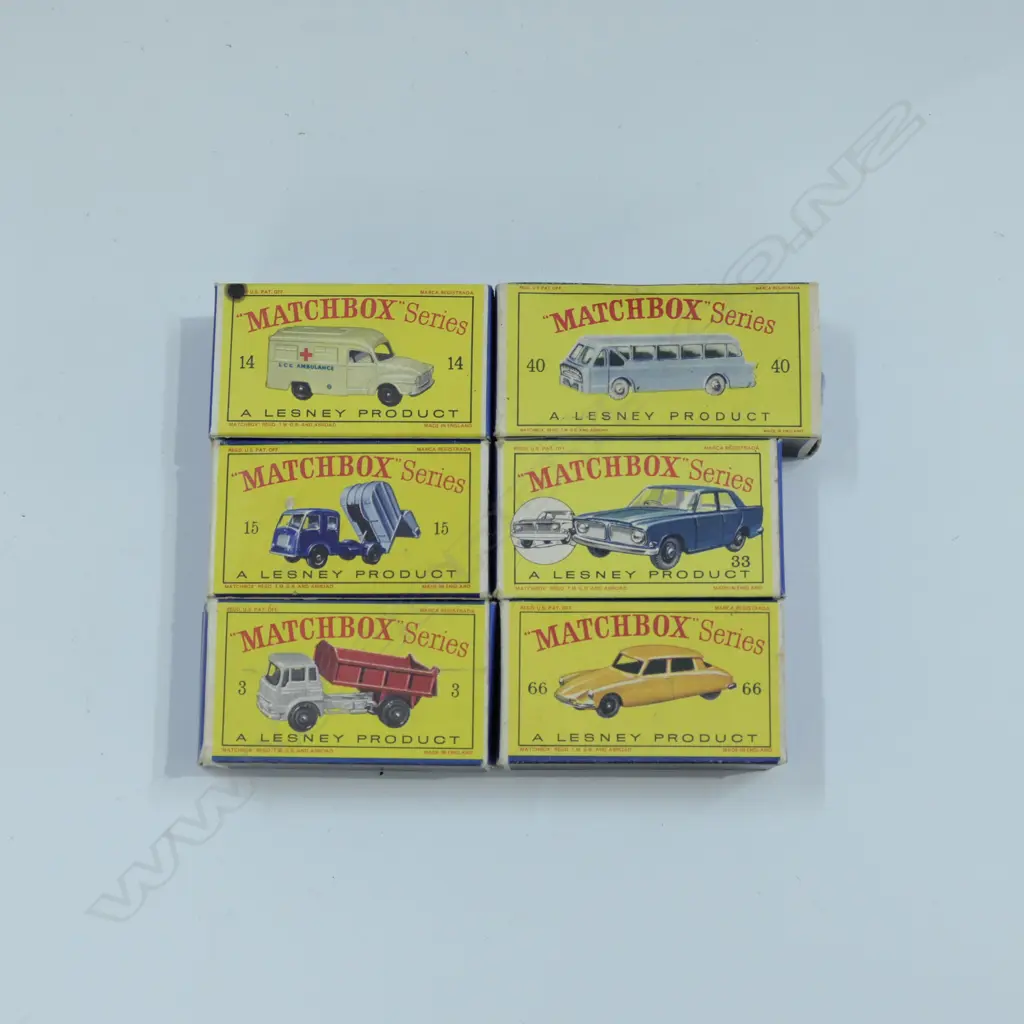 6 ASST BOXED MATCHBOX CARS Image 1++