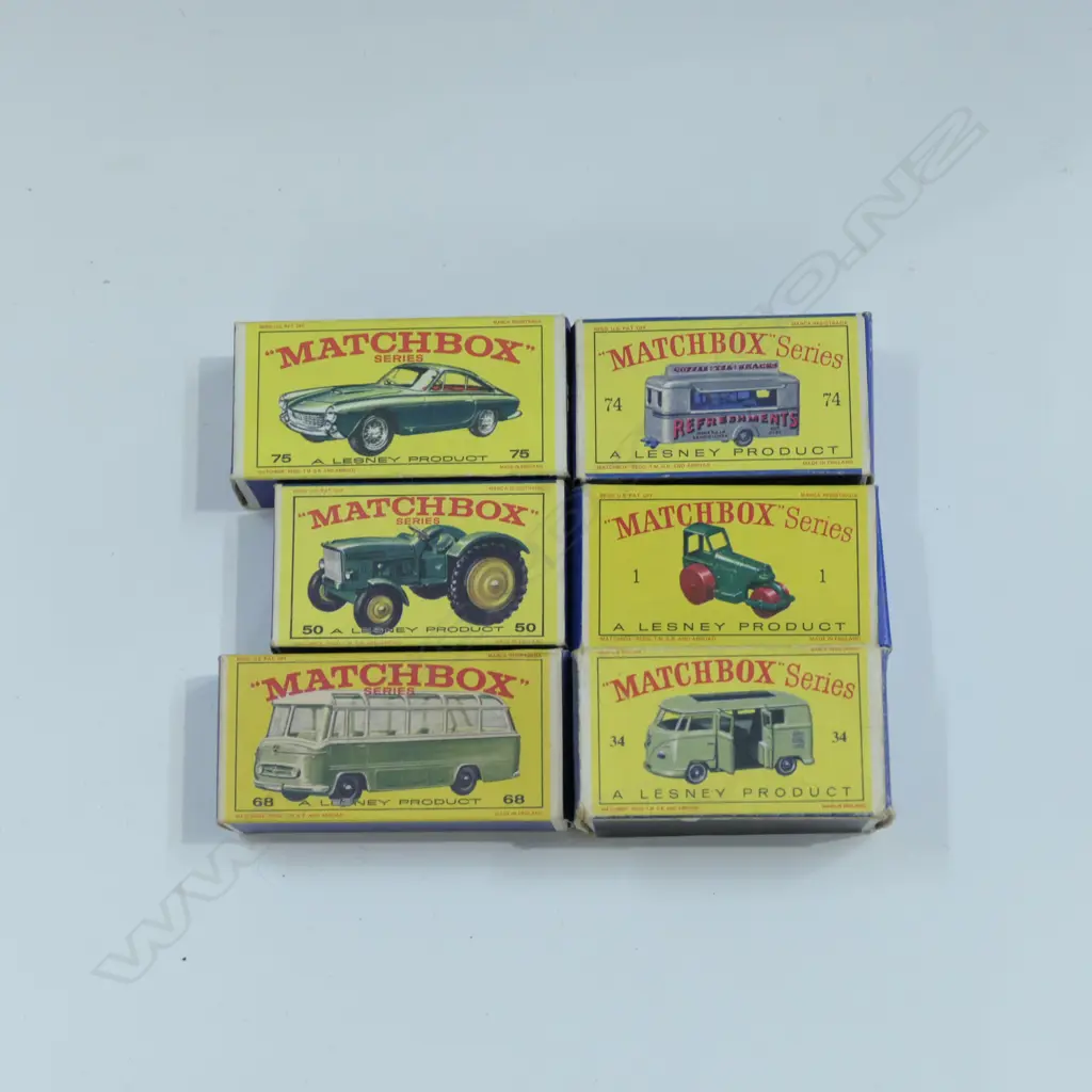 6 ASST BOXED MATCHBOX CARS Image 1++