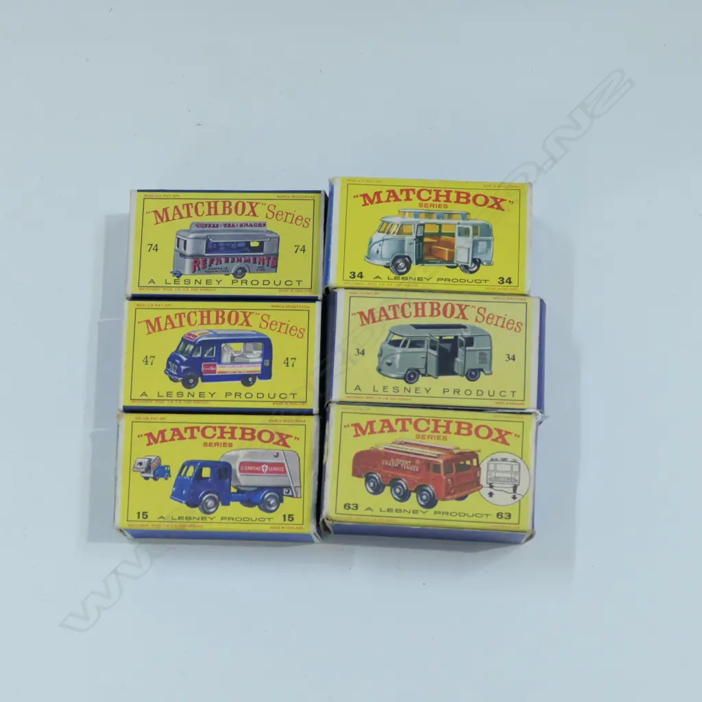 6 ASST BOXED MATCHBOX CARS Image 1++