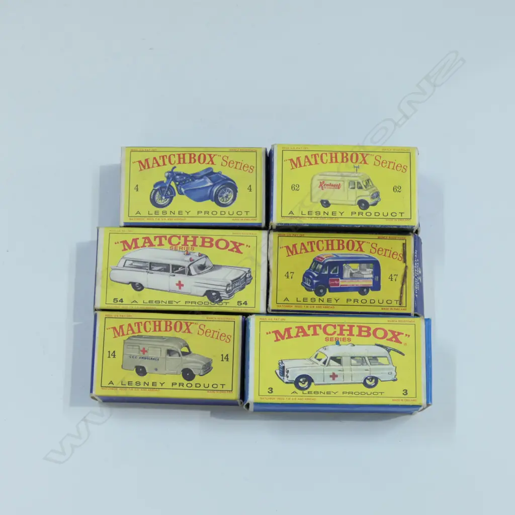 6 ASST BOXED MATCHBOX CARS Image 1++