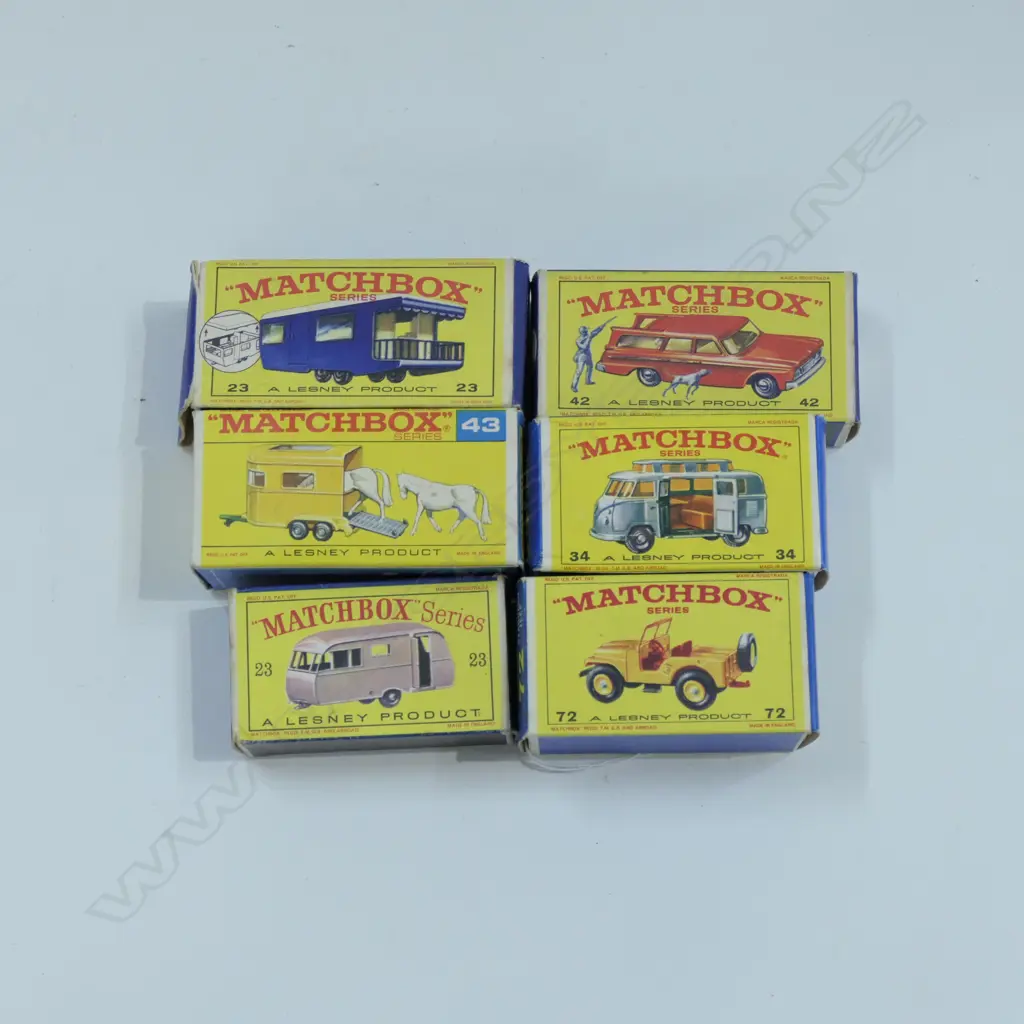 6 ASST BOXED MATCHBOX CARS Image 1++