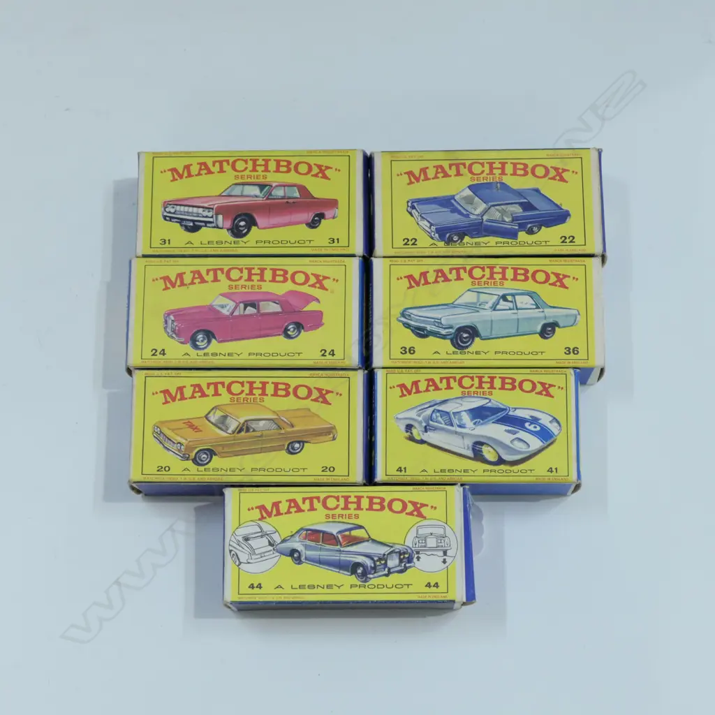 7 ASST BOXED MATCHBOX CARS Image 1++