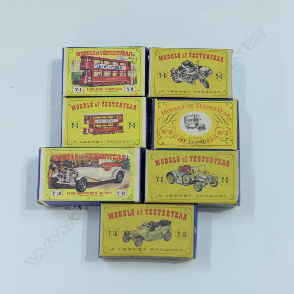 7 BOXED MODELS OF YESTERYEAR Image 1++