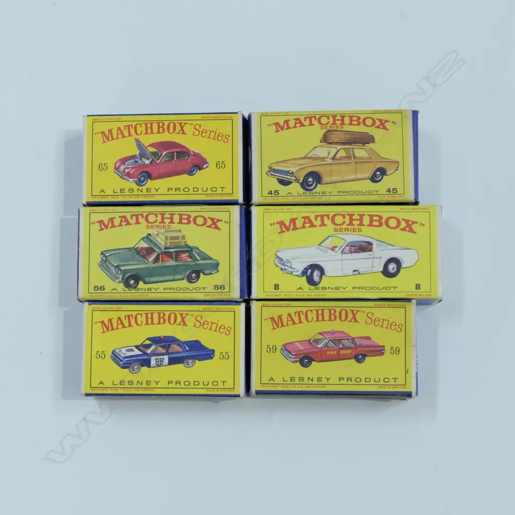 6 ASST BOXED MATCHBOX CARS Image 1++