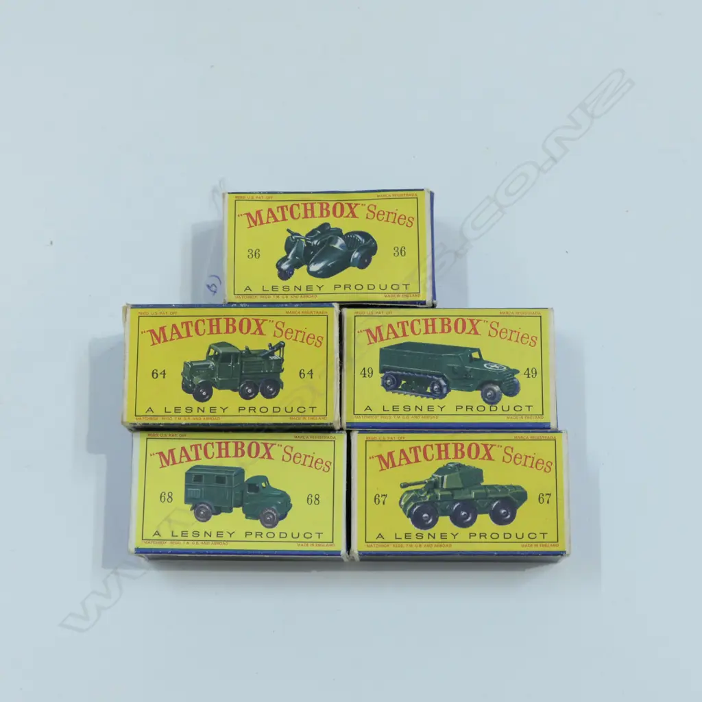 5 ASST BOXED MATCHBOX CARS Image 1++