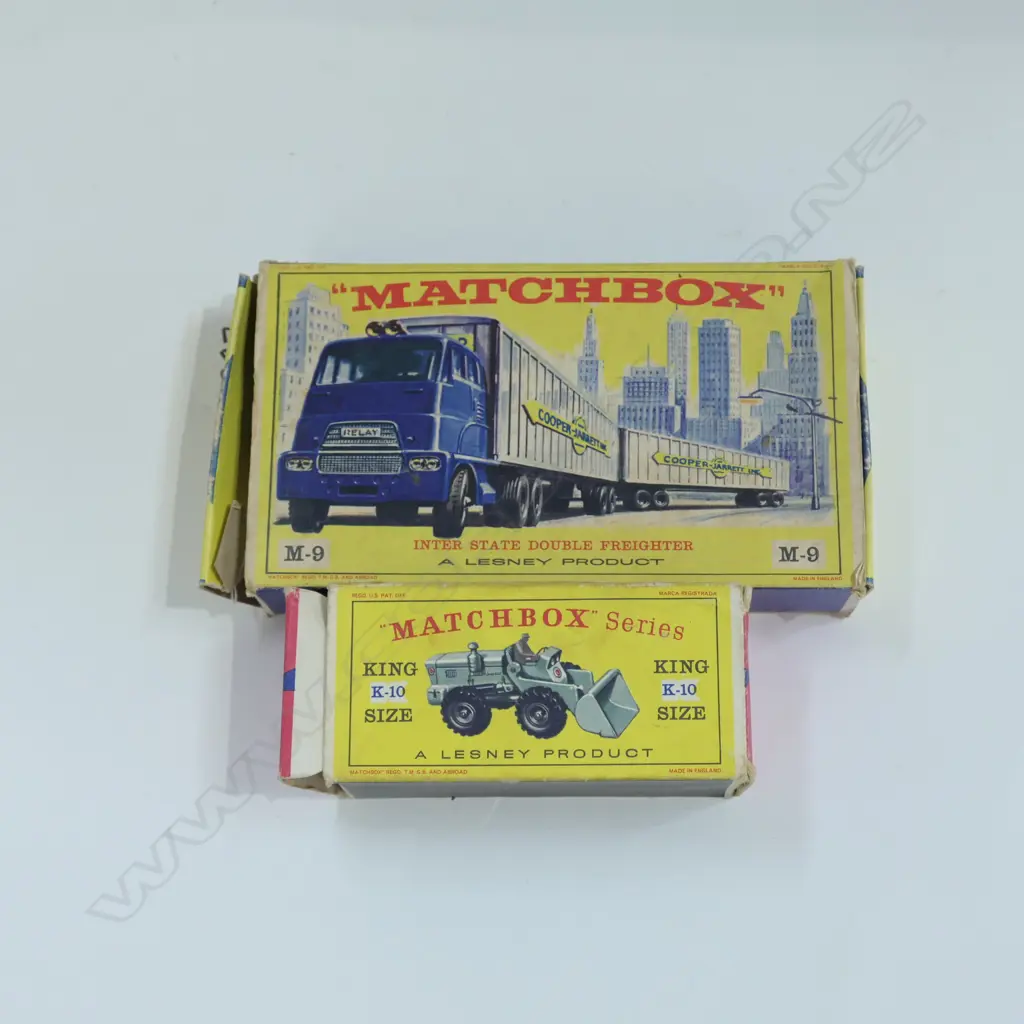 MATCHBOX M 9 BOXED FREIGHTER + K10 TRACTOR Image 1++