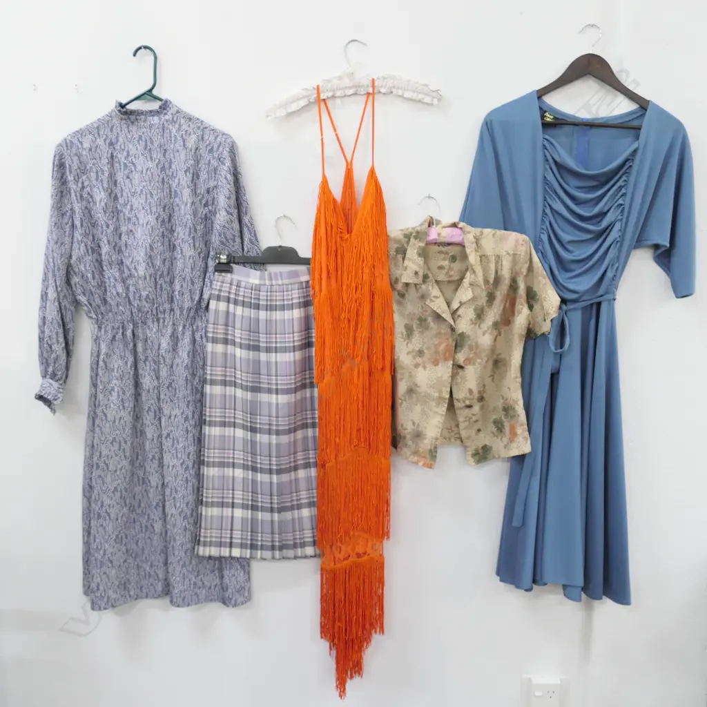 1920'S STYLE FLAPPER DRESS; 2 DRESS UP DRESSES; WINTER SKIRT & TOP Image 1++