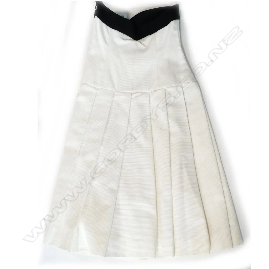 1980S MORTON MYLES BLACK & WHITE DRESS Image 1++