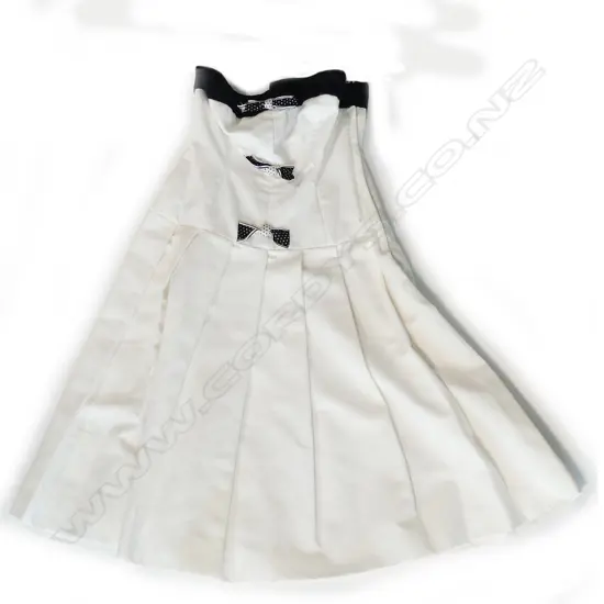 1980S MORTON MYLES BLACK & WHITE DRESS
