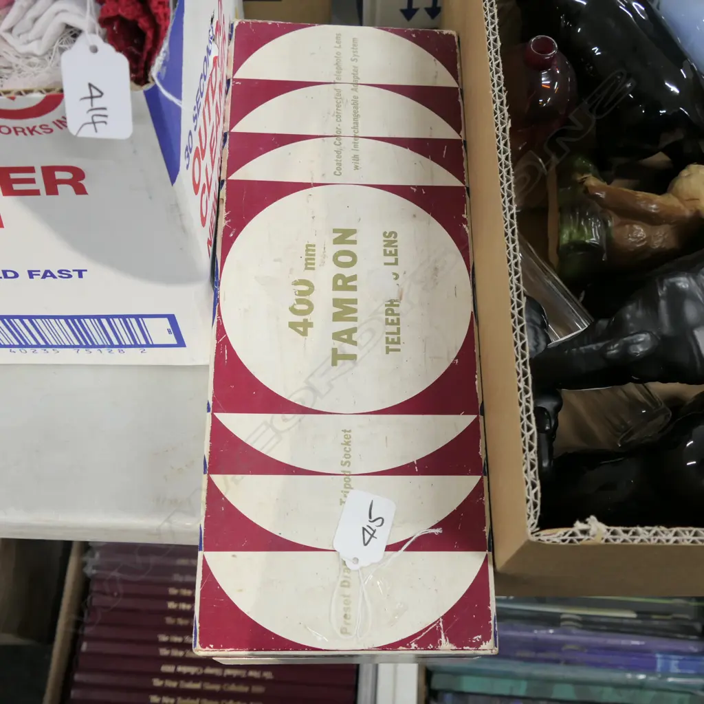 VINTAGE TELEPHOTO LENS L. 400MM Image 1++