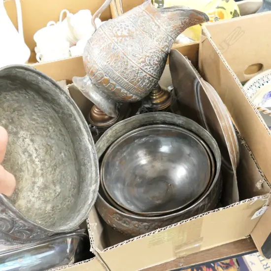 BOX OF IRAQI/THAI COPPER 