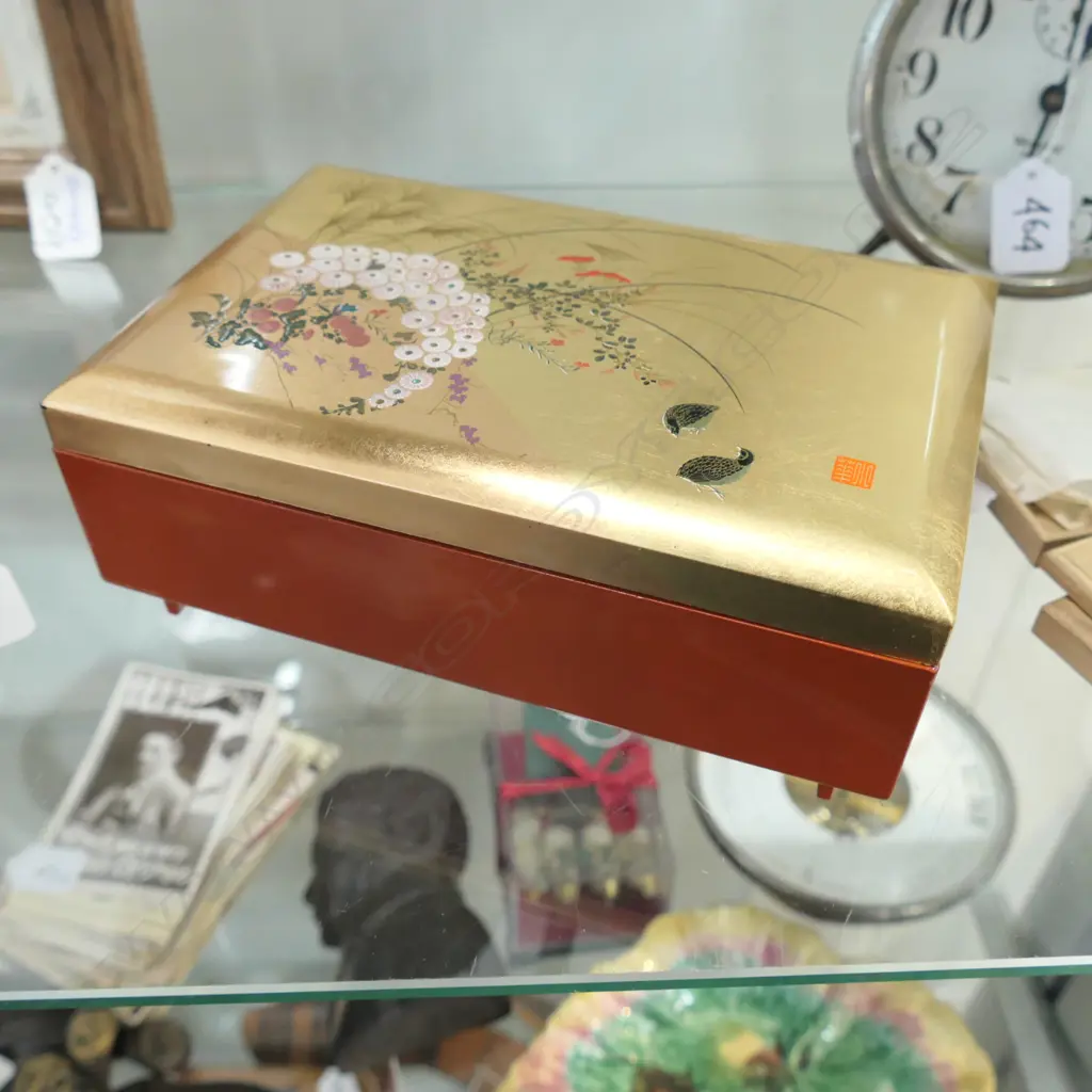 ORIENTAL LACQUER MUSIC BOX Image 1++