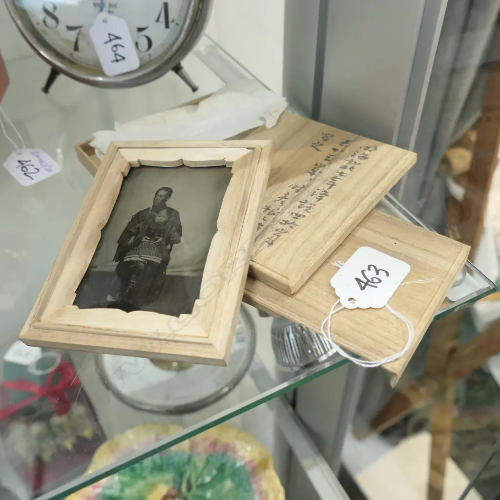 2 BOXED JAPANESE AMBROTYPES L 120 MM Image 1++