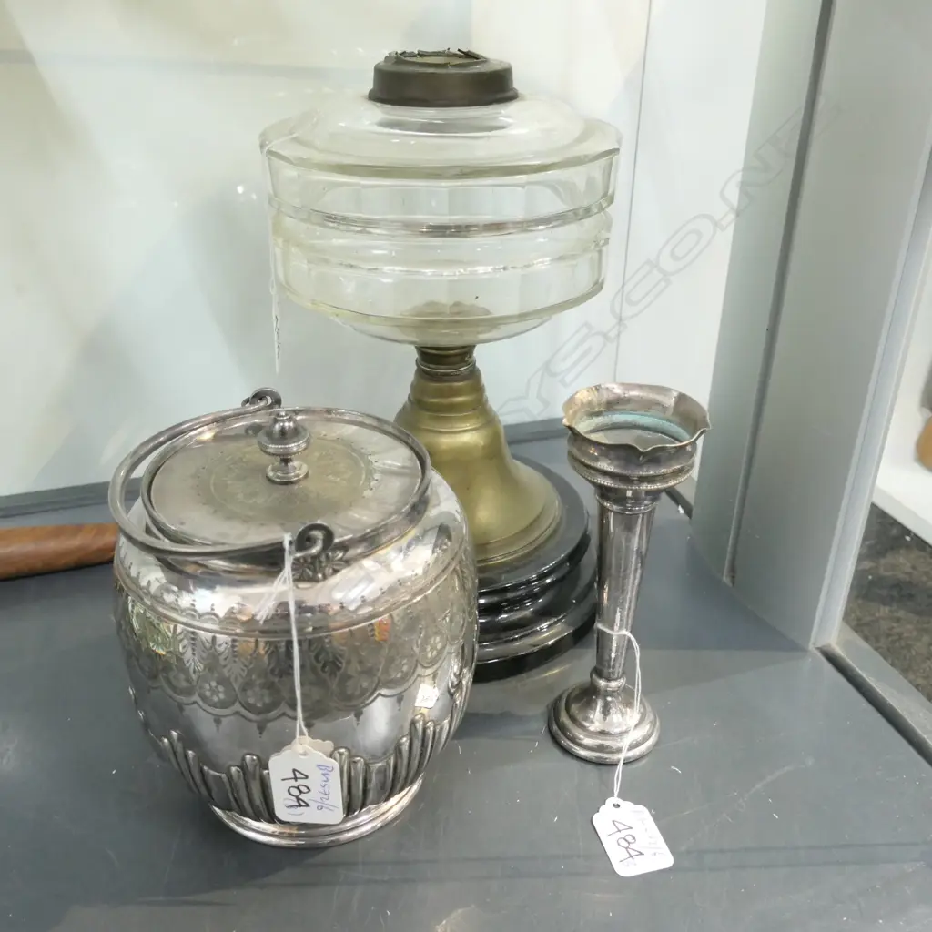 KERO LAMP BASE/EP SPILL + BISCUIT BARREL Image 1++