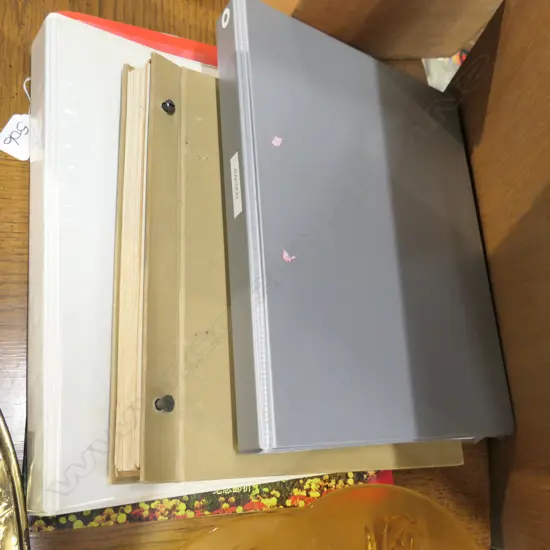 3 FOLDERS ASST STAMPS + ANOTHER