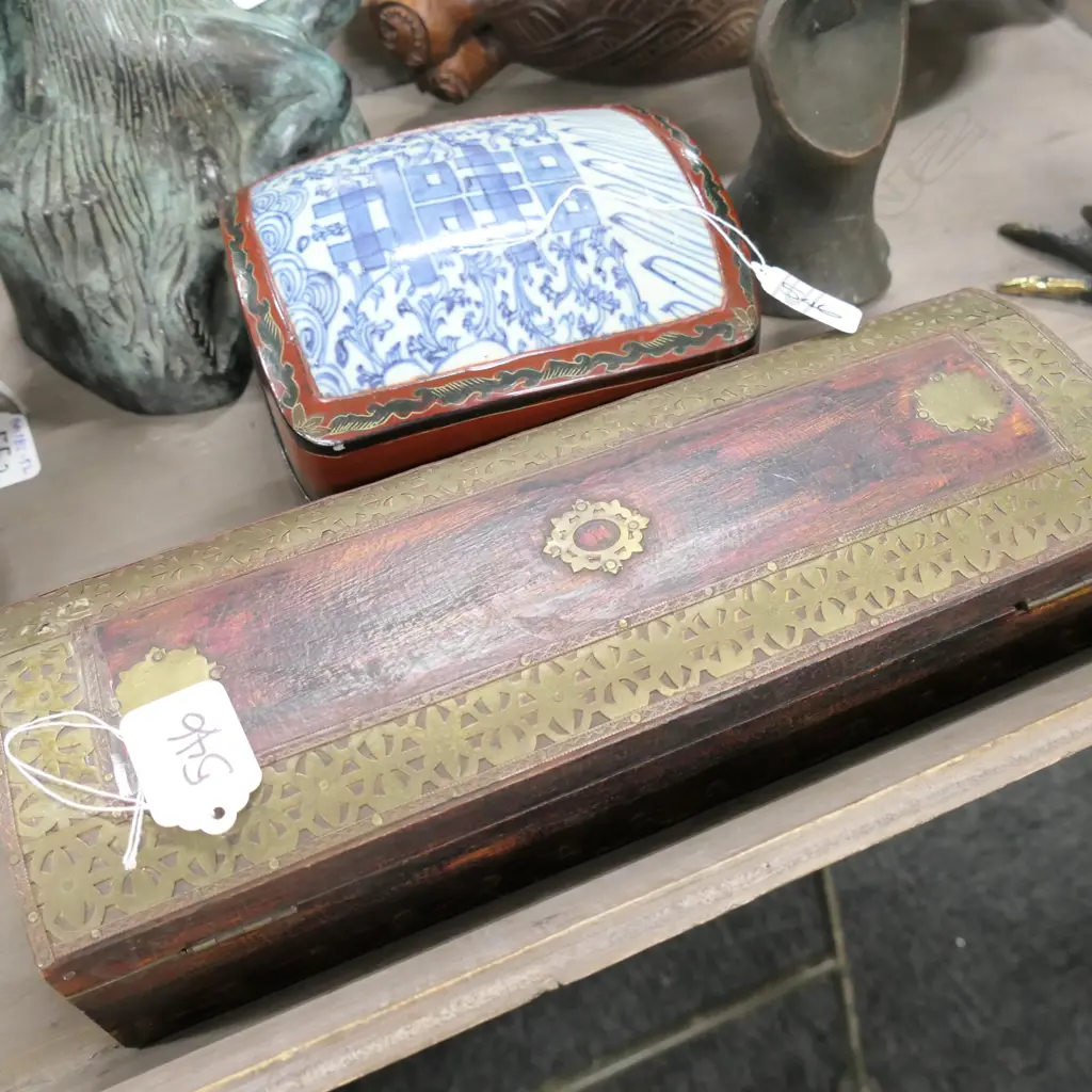 TWO ORIENTAL BOXES  Image 1++