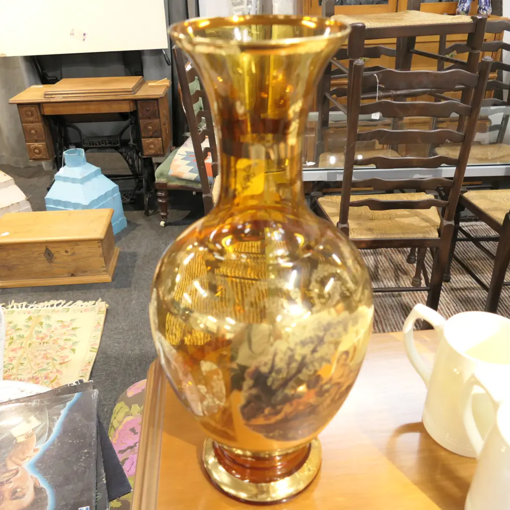 LARGE VENETIAN GLASS VASE Image 1++