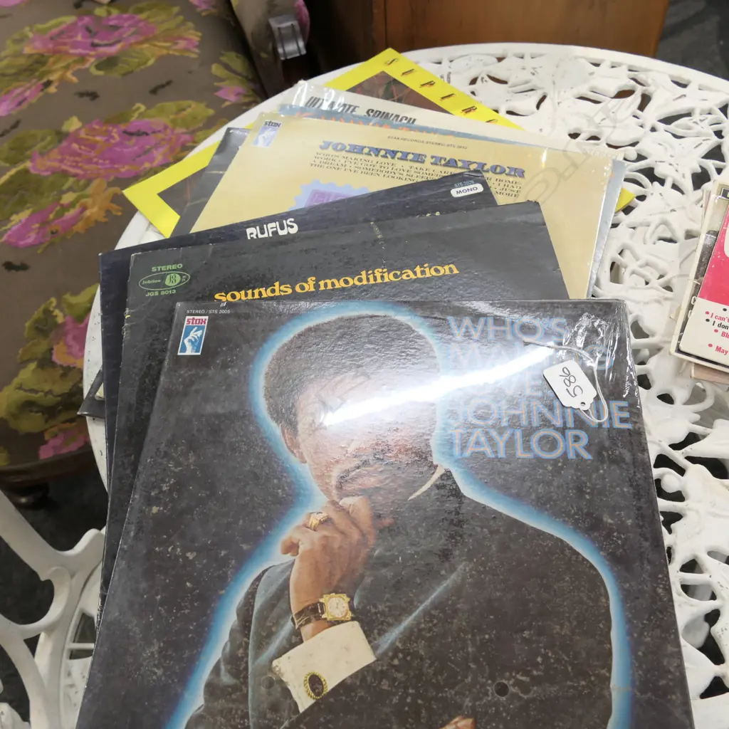 ASSTD COLLECTABLE RECORDS RUFUS THOMAS/ ULTIMATE SPINACH ETC SOME STILL SEALED Image 1++