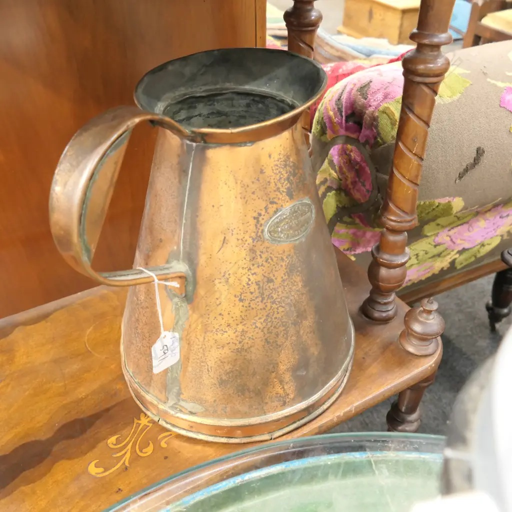 HOLDEN AND KIRK COPPER JUG H 270 MM Image 1++