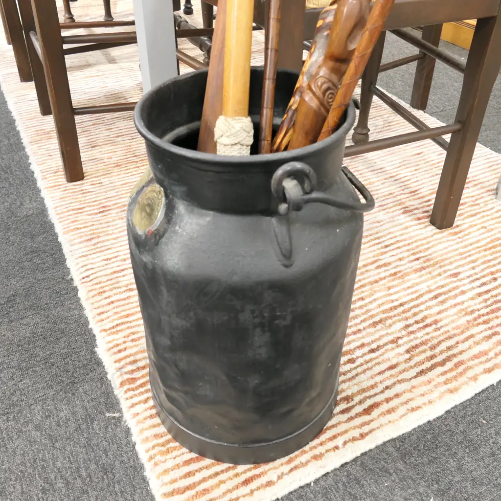 HIKURANGI DAIRY CO ANTIQUE MILK CAN  H 440 MM Image 1++