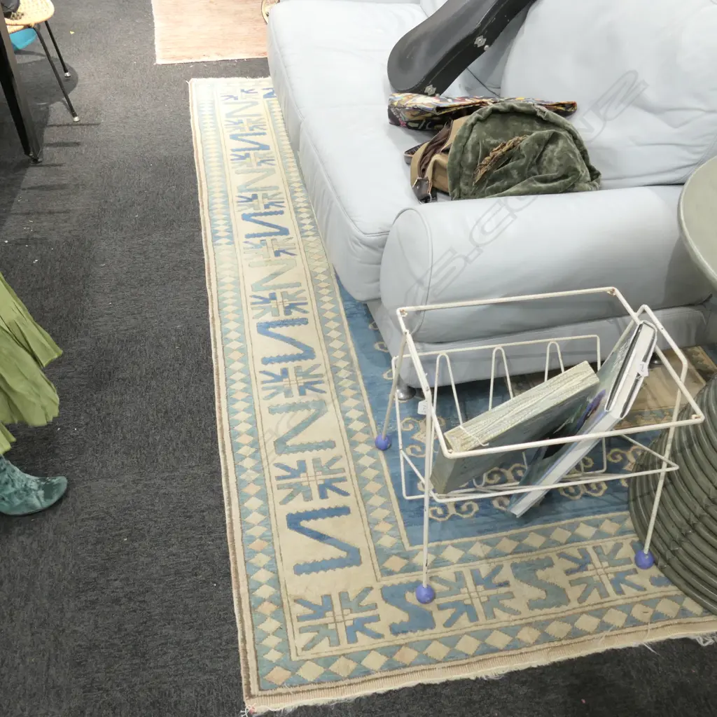 HANDKNOTTED TURKISH EMERK KELLE RUG (FADED) Image 1++