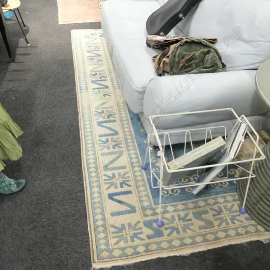 HANDKNOTTED TURKISH EMERK KELLE RUG (FADED)