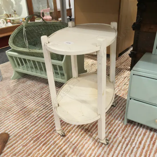 VINTAGE TOY TEA TROLLEY H 440 MM