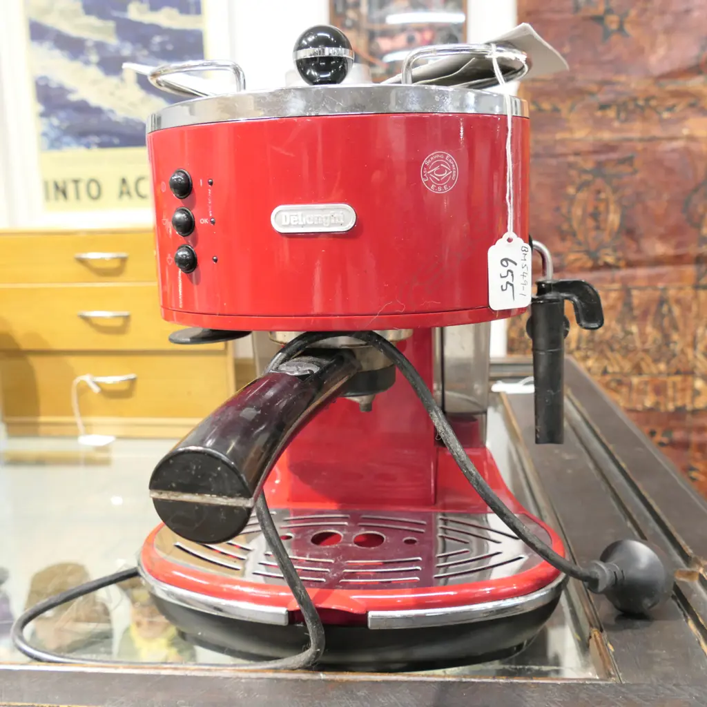 DELONGHI ICONA COFFEE MACHINE WITH INSTRUCTION BOOK, WORKS JUST DOESN'T DRIP FAST ENOUGH FOR COFFEE ADDICT VENDOR Image 1++