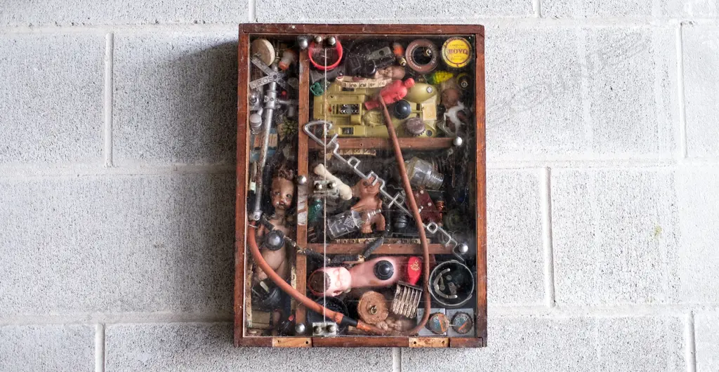 RETROSPECTACLE NO. 2 ASSEMBLAGE BY ANDREW HALL 425MM X 330MM Image 1++