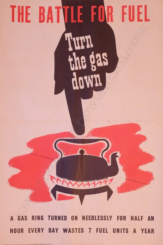 A pair of 1940’s home-front propaganda graphic posters Image 1++