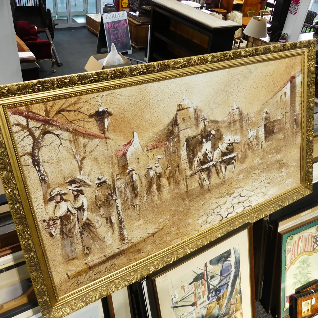 SAND AND OIL MARKET SCENE SGD CHEZAR Image 1++