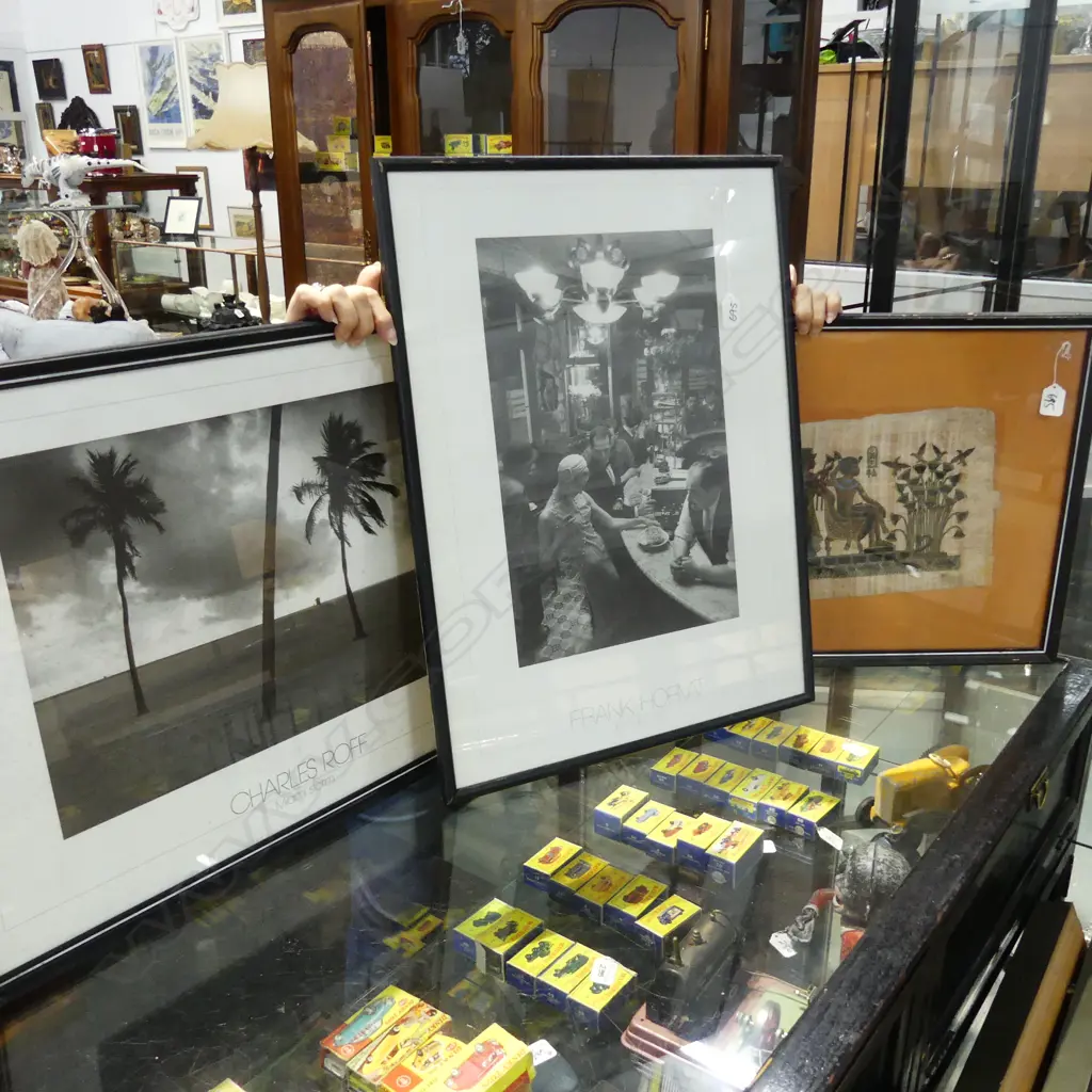 2 B & W PRINTS + EGYPTIAN ARTWORK LARGEST 430 X 585 Image 1++