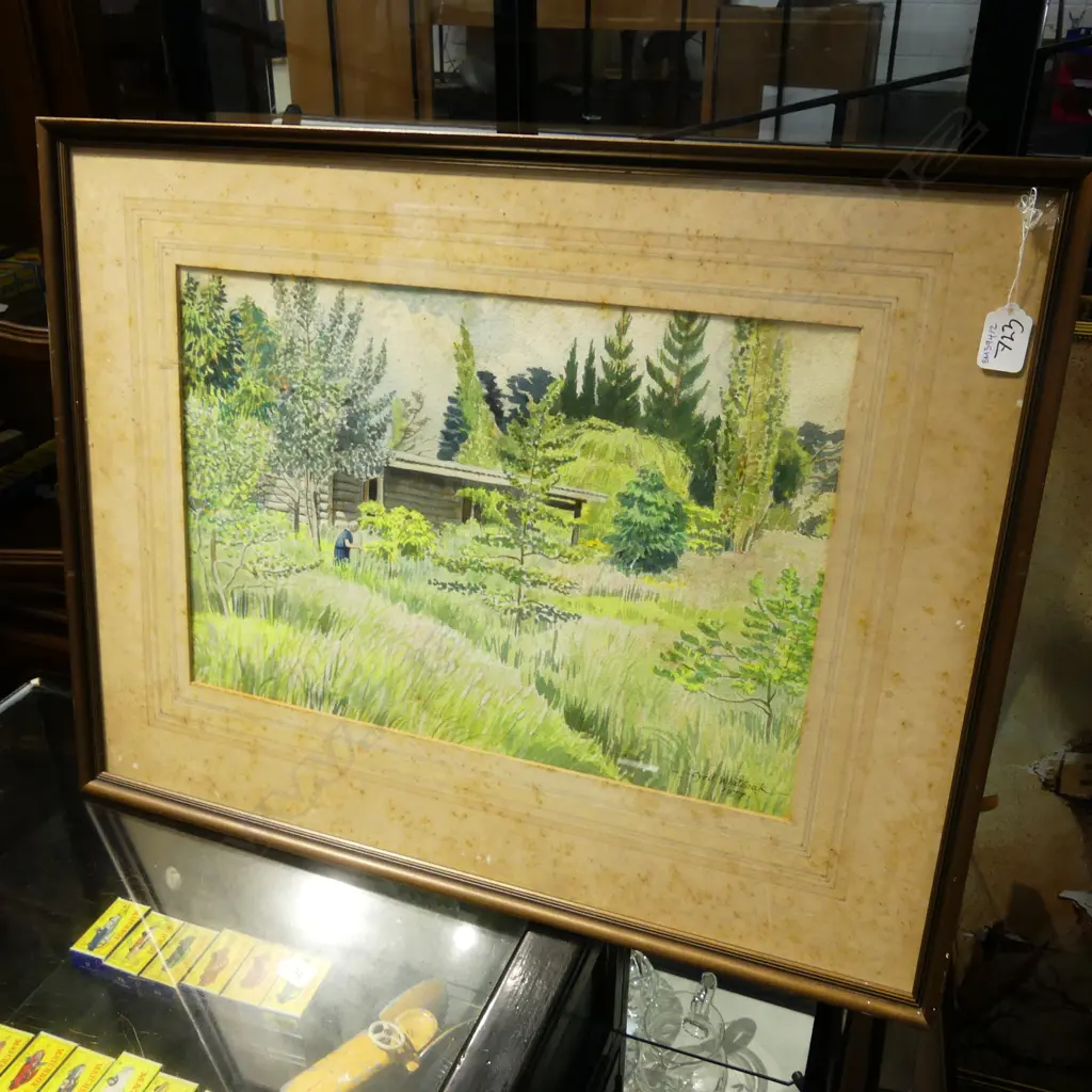 CYRIL WHITEOAK LANDSCAPE W/C SGD & DATED '77 Image 1++