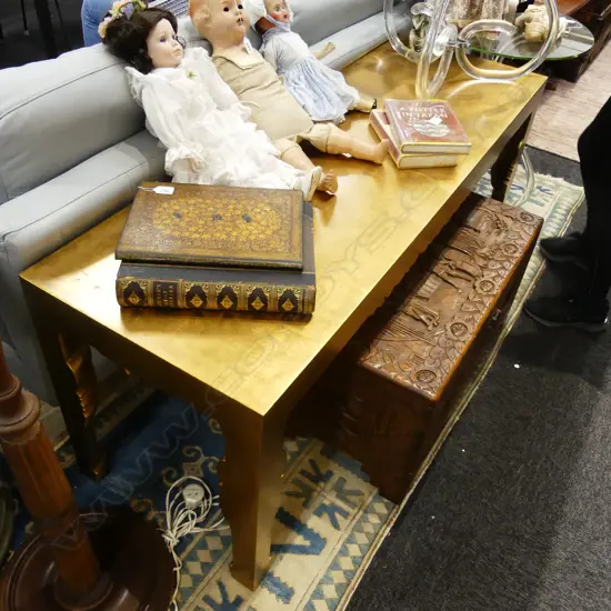 GILDED CONSOLE TABLE 1530 X 510 X 640MM