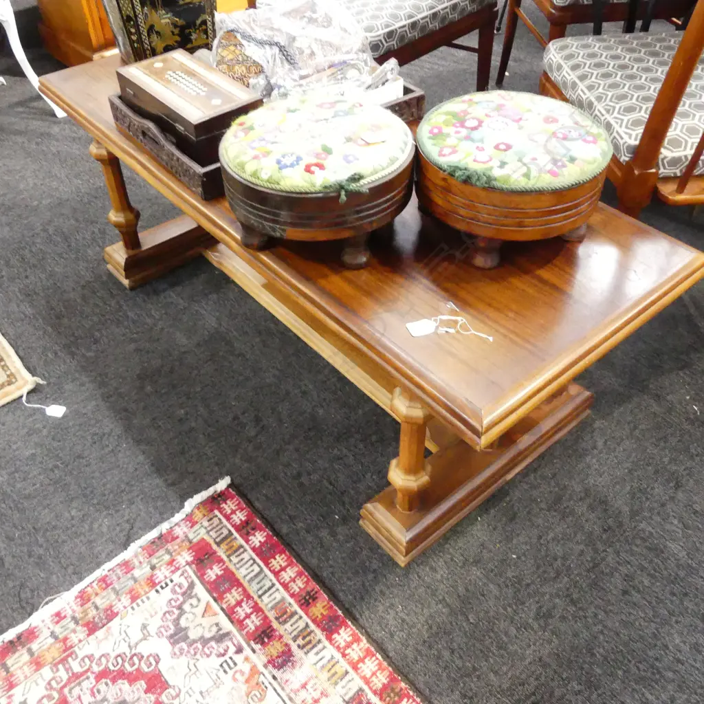 WOODEN COFFEE TABLE H. 420 MM L. 1240MM Image 1++
