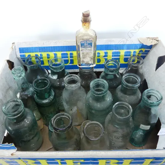 LARGE LOT ASST PRESERVE BOTTLES 