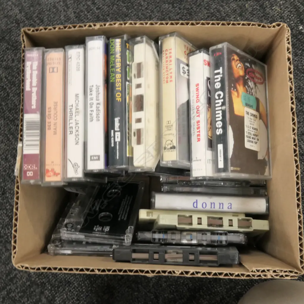 BOX OF ASSTD. 80'S CASSETTES  Image 1++