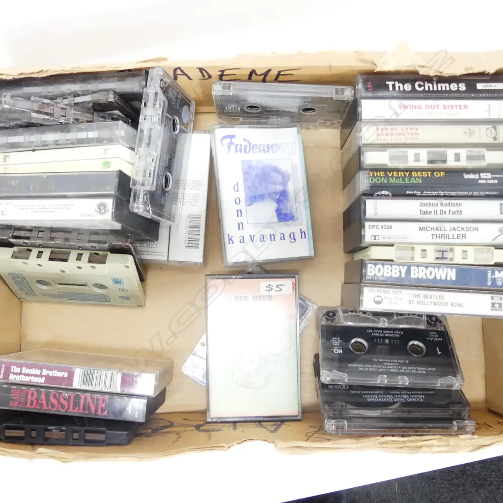 BOX OF ASSTD. 80'S CASSETTES  Image 1++
